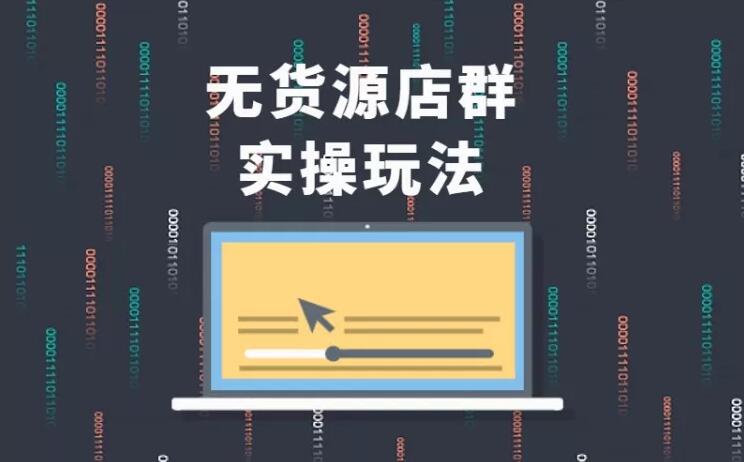 无货源店群实操玩法，蓝海选品的独特思路，店群软件操作方法（45节视频课）-86资源库
