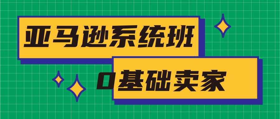 亚马逊系统班，专为0基础卖家量身打造，亚马逊运营流程与架构-86资源库