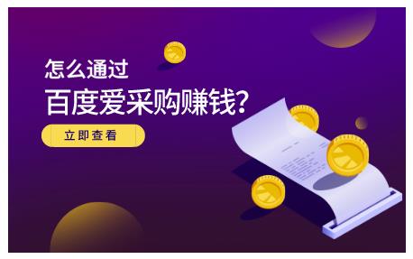 大王·怎么通过百度爱采购赚钱，已经通过百度爱采购完成200多万的销量-86资源库