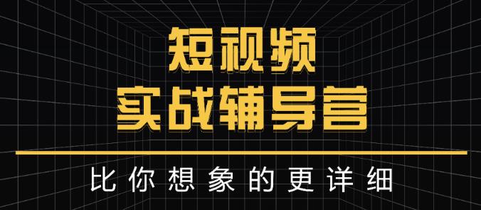 达人队长:短视频实战辅导营，比你想象的更详细-86资源库