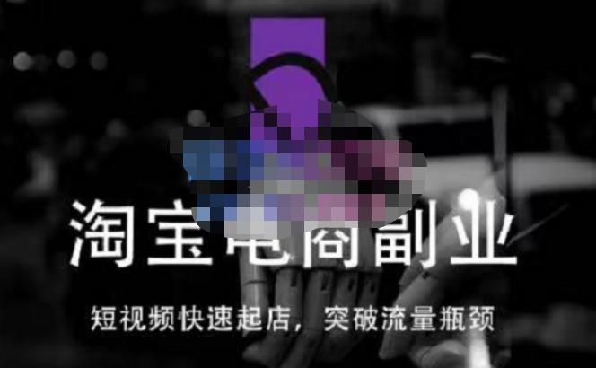 蓝Sir派·淘宝短视频快速起店，替代传统搜索方式，学会做一个不一样的淘宝店-86资源库