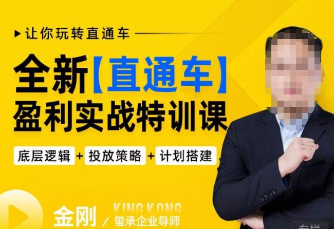 玺承·全新直通车盈利实战特训课，从​底层逻辑详细拆解，从底层，策略到搭建，让你玩转直通车-86资源库