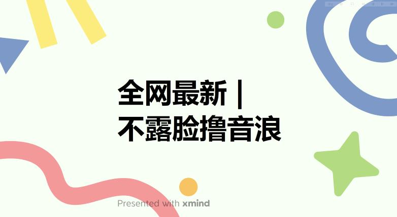 全网最新不露脸撸音浪，跑通自动化成交闭环，实现出单+收徒收益最大化【揭秘】-86资源库