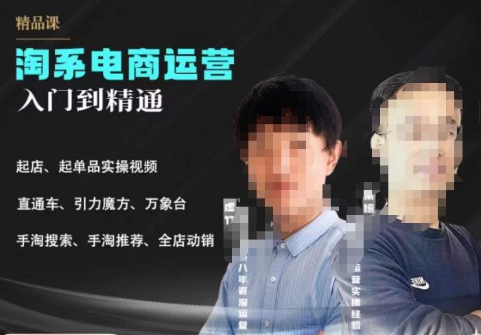 2023手淘搜索实操课+体系化课程，​起店起单品实操视频课程-86资源库