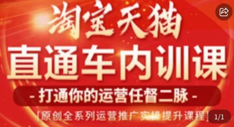 天问电商·2023淘宝天猫直通车内训课，零基础学起直通车运营实操课程-86资源库