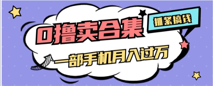 0撸项目月入过万，售卖全套ai工具合集，一单29.9元，一部手机即可【揭秘】-86资源库