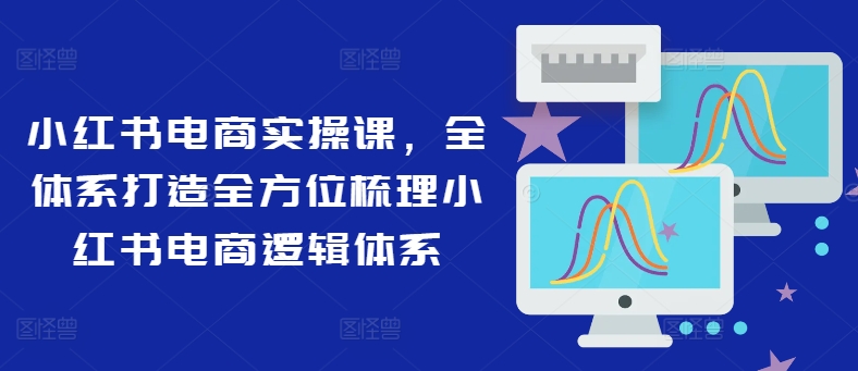 小红书电商实操课，全体系打造全方位梳理小红书电商逻辑体系-86资源库