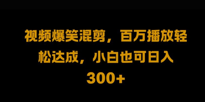 视频号零门槛，爆火视频搬运后二次剪辑，轻松达成日入1k【揭秘】-86资源库